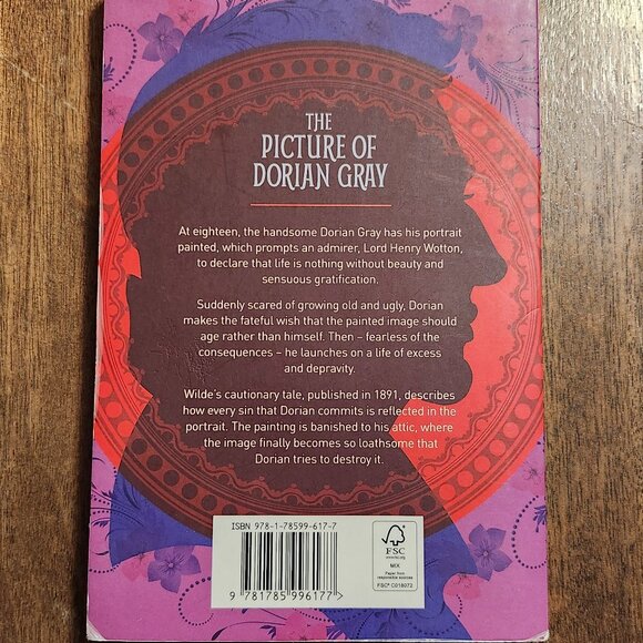 The Picture Of Dorian Gray Book By Oscar Wilde Paperback Arcturus Classics - Picture 2 of 3